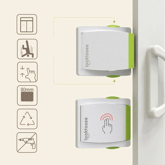 Child Safety Lock for Sliding Glass Door Baby Security Slide Window Lock Anti-pinch for Protection Kids baby safety accessories