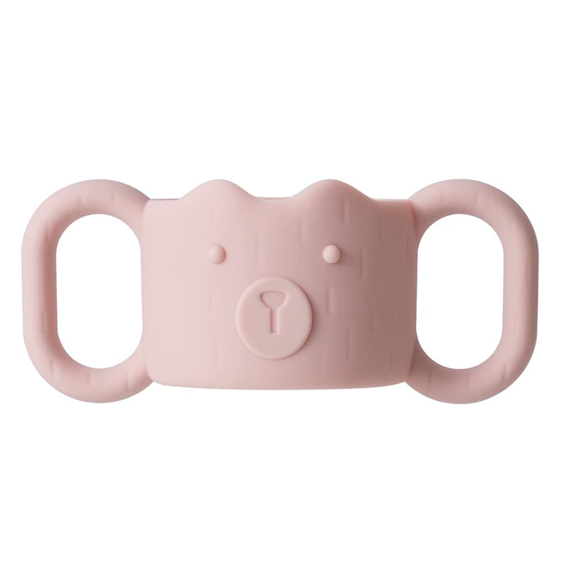 1pc Silicone Baby Bottle Handles, Narrow Straw Bottle Holder, Helps Baby Hold The Bottle, Global Fit, Standard Caliber, Removabl
