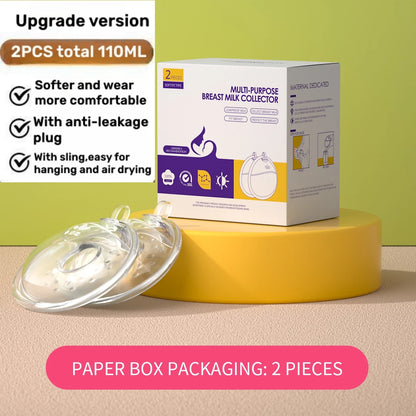 Wearable Breast Milk Collector Shell Silicone Breastfeeding Leakage Prevention Washable Anti-Overflow Pads Reusable Nursing Pads