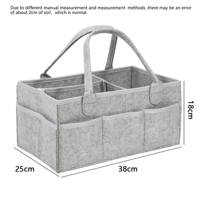 Children's Felt Diaper Storage Bag Baby Miscellaneous Toys Diapers Large Capacity Felt Diaper Bag