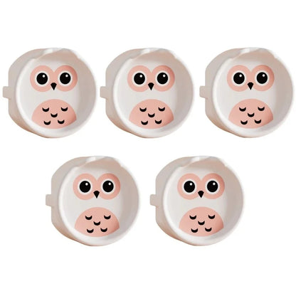 10/5PCS Baby Safety Electric Outlet Cover Cartoon Bear Baby Proofing Socket Protectors Shock Prevention Child Safety Plug Caps