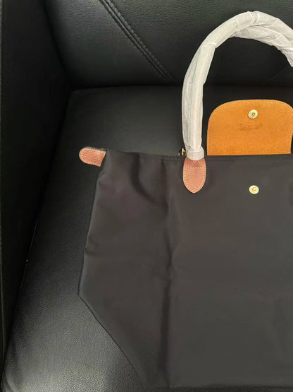 2026 femmes Y2K, sac à main en nylon écologique pliable, sac à bandoulière simple grande capacité Commuter bag