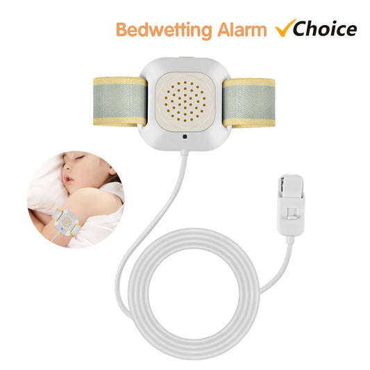 Bedwetting Alarm Enuresis Alarm with Loud Sound Bright Lights and Strong Vibration Child Potty Training Tools