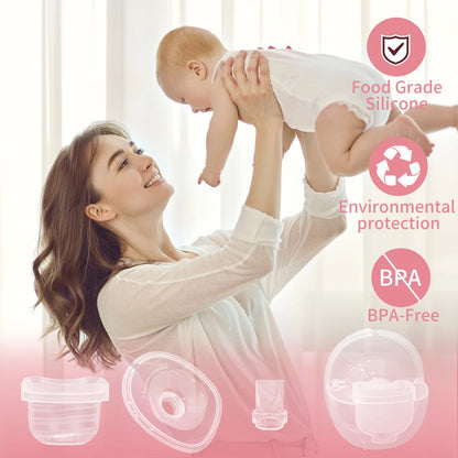 Wearable Breast Pump Parts Compatible with S18 S21 Pump, Milk Collector Cup, Flange Duckbill Valve, Silicone Diaphragm