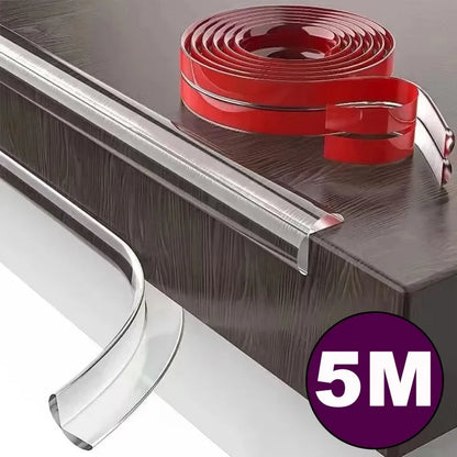 Transparent Table Edge Guard Furniture Corner Protector Strip Household Kid Collision Proof Soft Bumper Strip Baby Safety