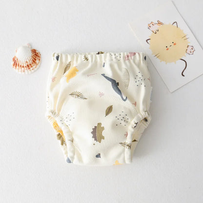 Cotton Baby Training Pants for Kids Diaper Waterproof Underwear Infant Panties Washable Boys Girl Cloth Diapers Reusable Nappies