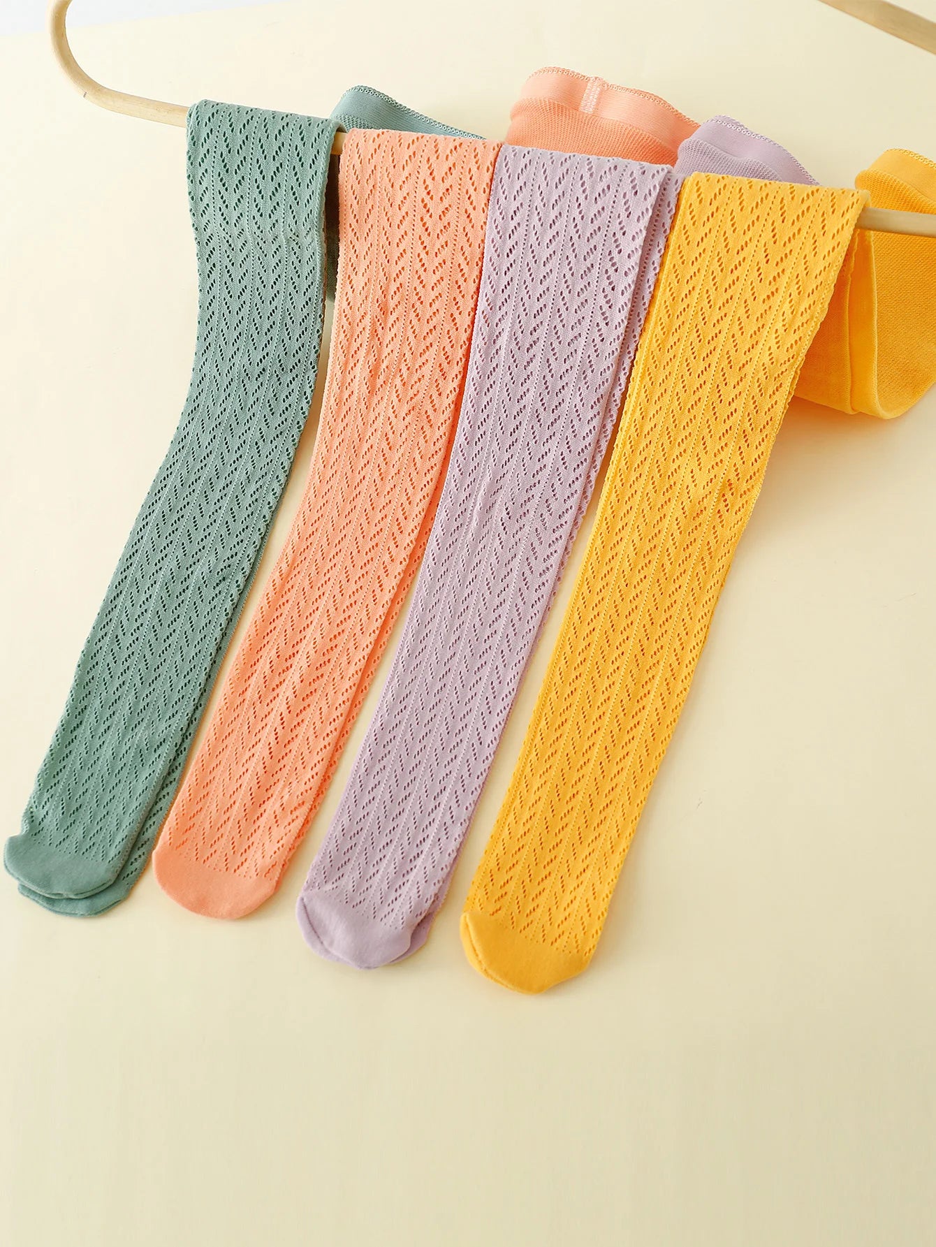Summer Mesh Thin Cotton Netting Stocking Cute Vintage Korean White Fishnet Lolita Tights Pantyhose for Children Baby Girls Kids