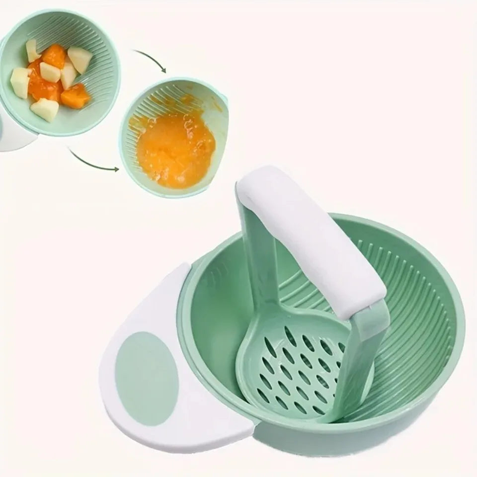 Baby supplementary food grinding bowl baby manual grinder children's fruit cooking supplementary food tool set