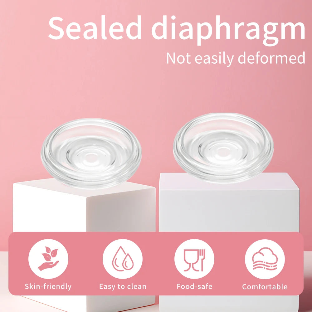 Milk Collector Cup Set Compatible with S12 Pro/S9 Pro Breast Pump, Replacement Pump Parts Breast Pump Accessories