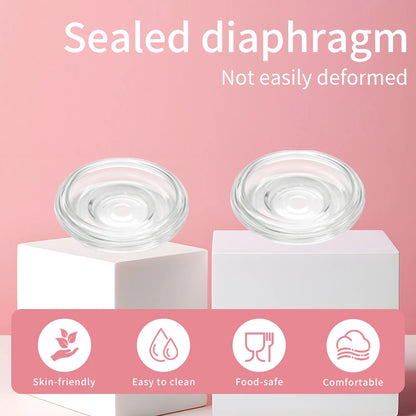 Milk Collector Cup Set Compatible with S12 Pro/S9 Pro Breast Pump, Replacement Pump Parts Breast Pump Accessories