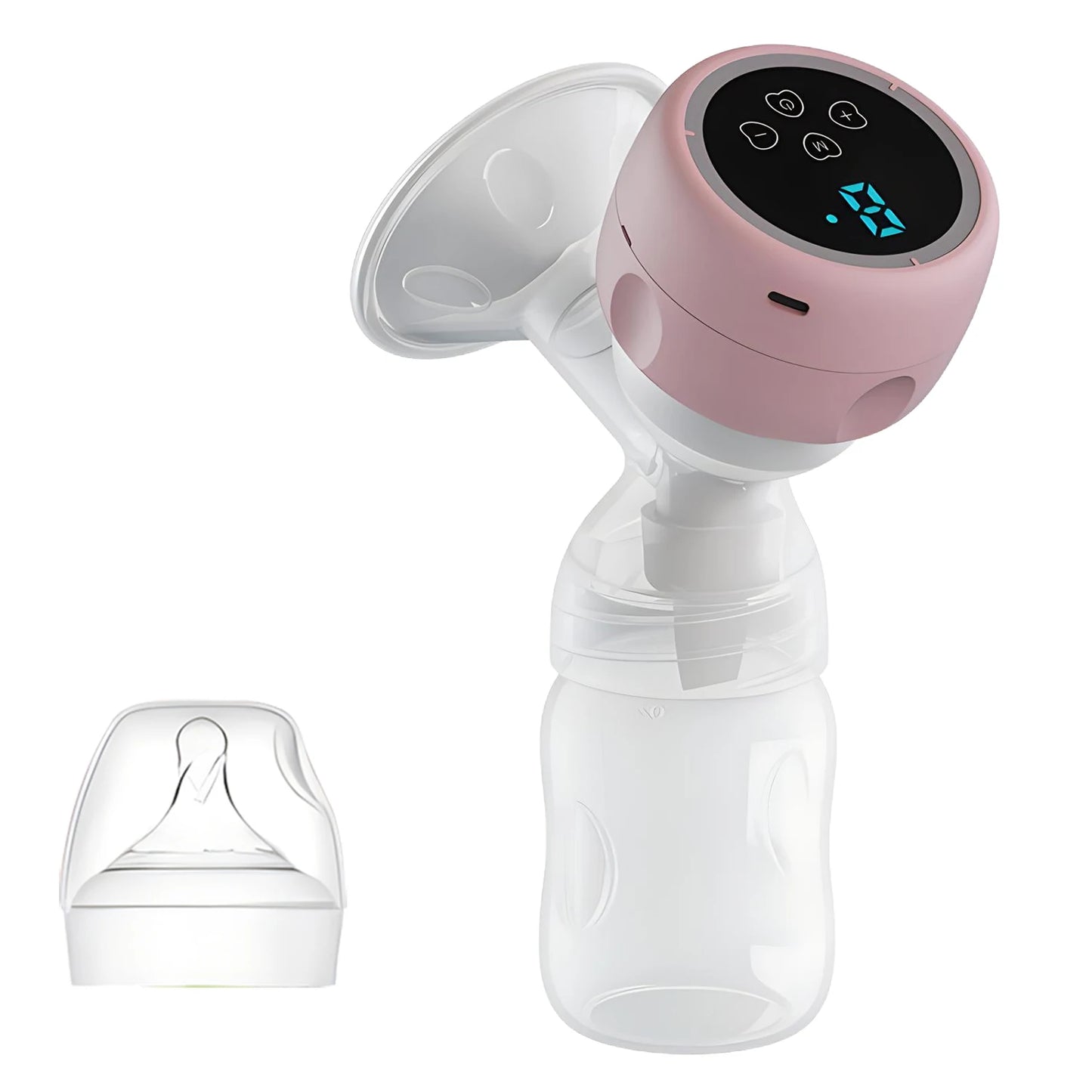 Portable Electric Breast Pump USB Rechargeable Breast Milk Extractor Automatic Breastfeeding Pump Comfortable & Portable Milker