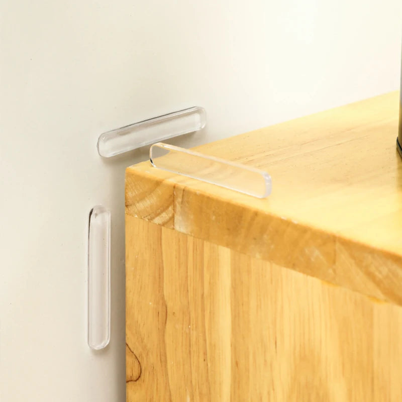 Anti-collision Stickers Household Door Handle Silicone Pad Wall Anti-collision Bumper Door Stop Mute Bar Table Corner Protector