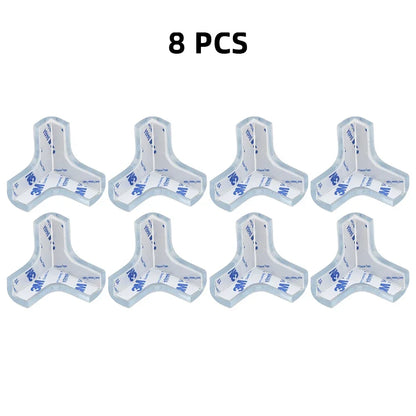 Baby Safety Silicone Table Corner Protector Furniture Edge Protection Cover Transparent Children Anti Collision Edge Guards