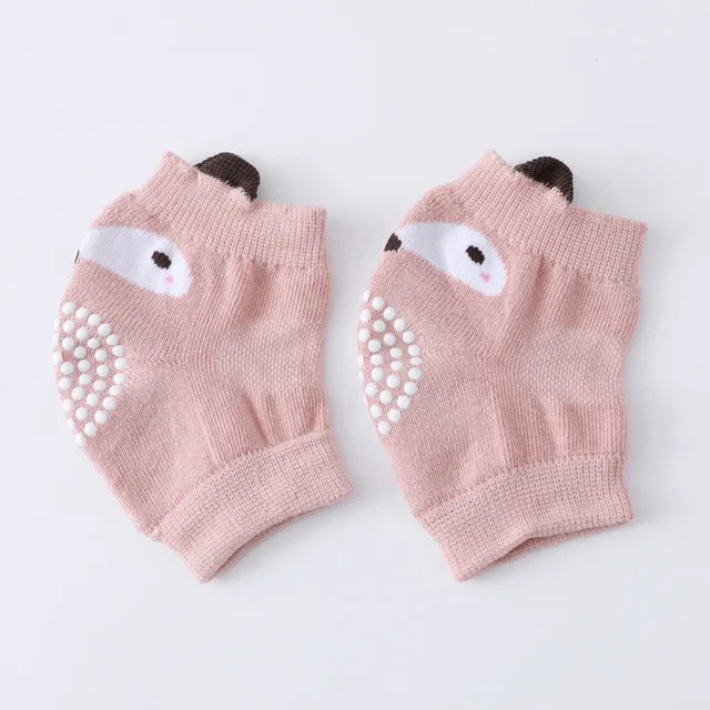 0-3 Years Cotton  Baby Knee Pad Girls Boys Anti-slip Knee Pads Newborn Protector Crawling Elbow Cushion Kid Leging Kneecaps