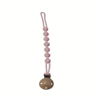 Baby food grade silicone pacifier clip - anti fall baby pacifier clip without bisphenol A cute animal design