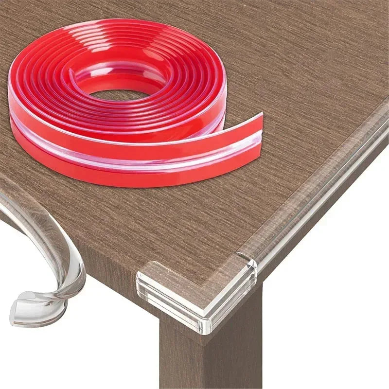 Child Safety Bumper Guard – Transparent Self-Adhesive Edge Protector for Tables & Furniture Corners, Soft Baby-Proofing Strips