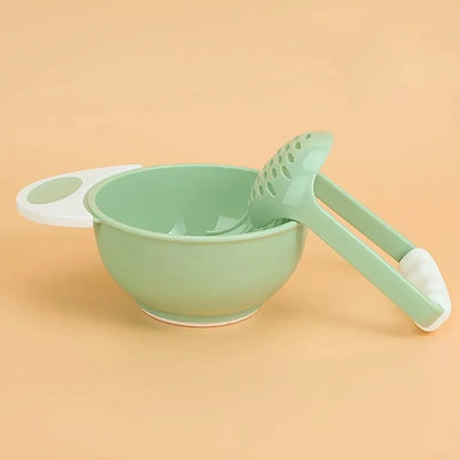 Baby supplementary food grinding bowl baby manual grinder children's fruit cooking supplementary food tool set