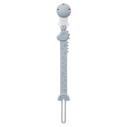 Silicone Pacifier Clips, BPA Free One-Piece Design Pacifier Holder for Baby Boy and Girl 3 Month+, Baby Accessories
