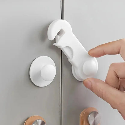 5PCS Multi-Use Baby Safety Locks – Cabinet, Drawer & Room Lock Set | Anti-Pinch Folio Design | Essential Home Protection