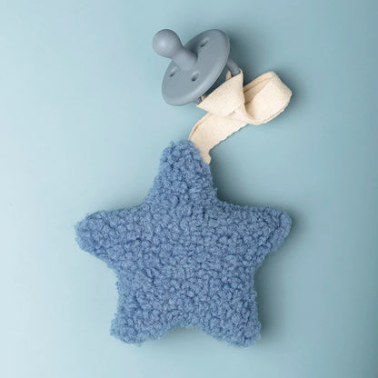 Baby Pacifier Clip Sherpa Star Moon Infant Newborn Pacifier Chain Silicone Nipple Soother Dummy Holder BPA Free Baby Accessory
