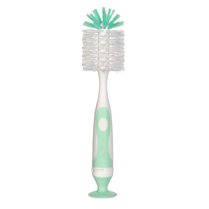 2 in 1 Mother-child Nylon Baby Bottle Cup Cleaning Brush Suction Stand Type Feeding Clean Tool Set