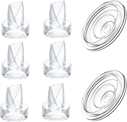 Breast Pumping Accessories Duckbill Valve and Silicone Diaphragm Compatible with Momcozy S12 Pro/S9 Pro/S12/S9 Breast Pump