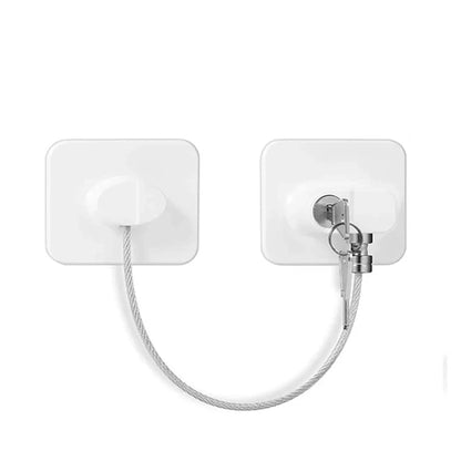 Baby Safe Refrigerator Lock with Key Code Lock Baby Safety Cabinet Lock Sliding Wardrobe Door Lock Home Limiter2028