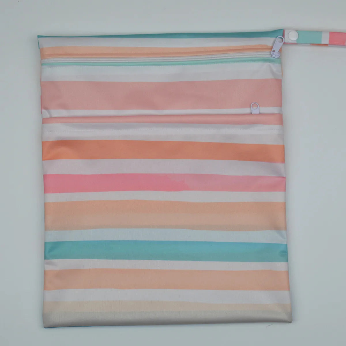 [Sigzagor] Wet Dry Bag With Two Zippered Baby Diaper Nappy Waterproof Reusable Washable