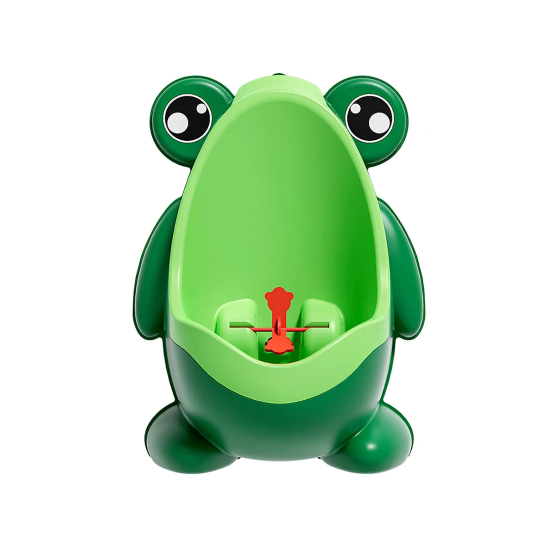 Cute Frog Standing Potty Training Urinal for Boys Toilet with Funny Aiming Target