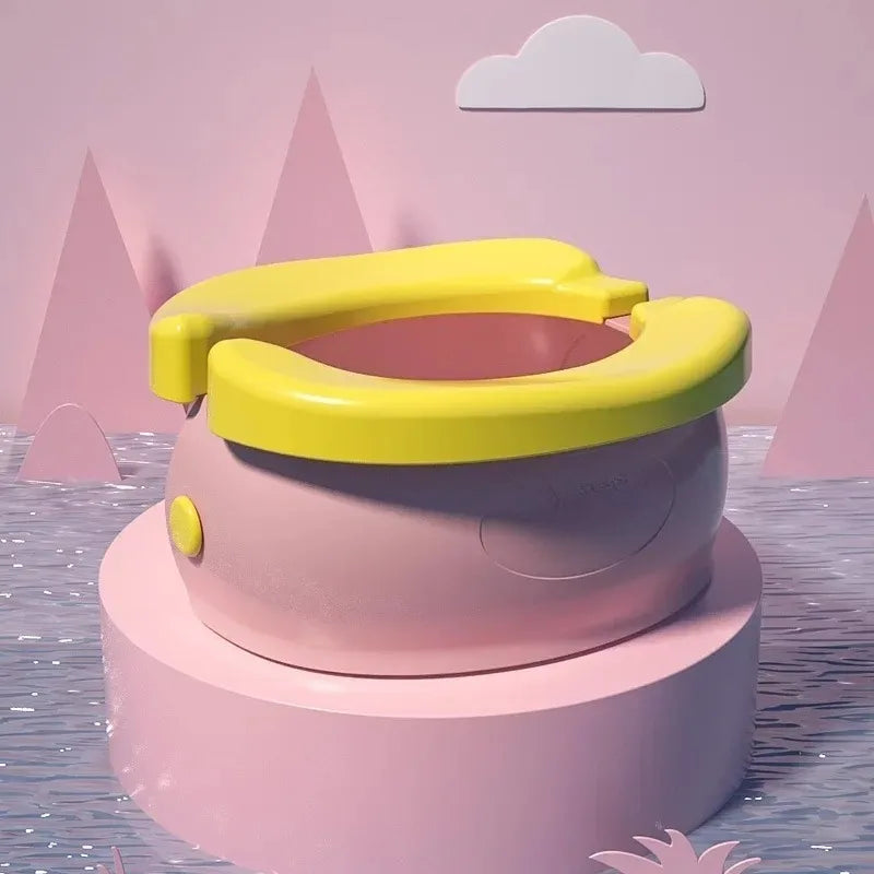 Foldable Portable Potty Training Seat, Travel Baby Toilet Seat, Multifunctional Squatty Potty & Urinal, Lightweight Toilet Pot f