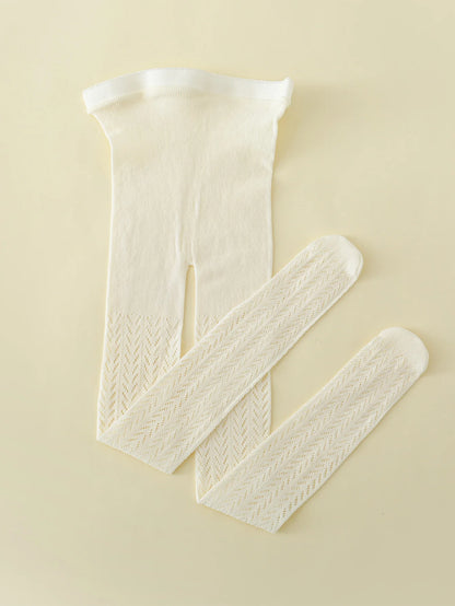 Summer Mesh Thin Cotton Netting Stocking Cute Vintage Korean White Fishnet Lolita Tights Pantyhose for Children Baby Girls Kids