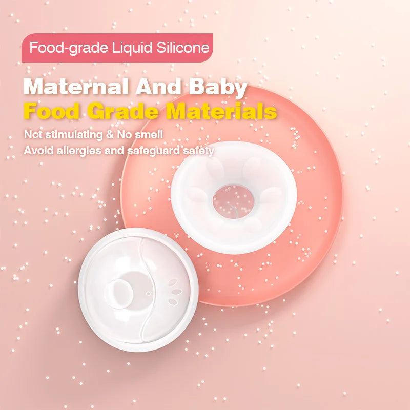MAMIJOY 2PCS Wearable Anti-Overflow Pad for Breastfeeding Breastmilk Collector Silicone Breast Shell  Milk Collection Cup MSB03