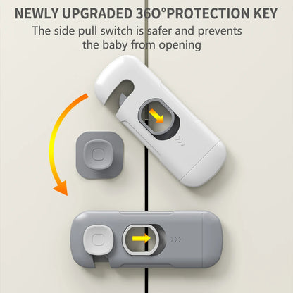 Child Safety Cabinet Lock Security Protection Home Refrigerator Safety Buckle Baby Anti-Pinch Hand Drawer Door Locks