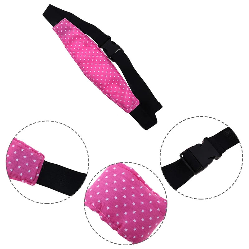 Baby Car Safety Belt Auto Seat Belts Sleep Aid Head Support For Kids Toddler Auto Seat Travel Sleep Aid Head Fixed Strap