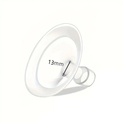 BPA Free Silicone Pad Flange Compatible with Medela Breast Pump Parts, Replace Flanges Accessories for Spectra Pump Parts