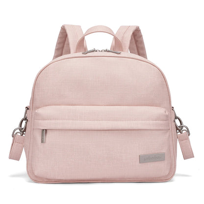 Soboba Stylish Diaper Backpack for Women Solid Fashion Waterproof Large Capacity Multi-funcional Nappy Changing Bag with 2 Strap