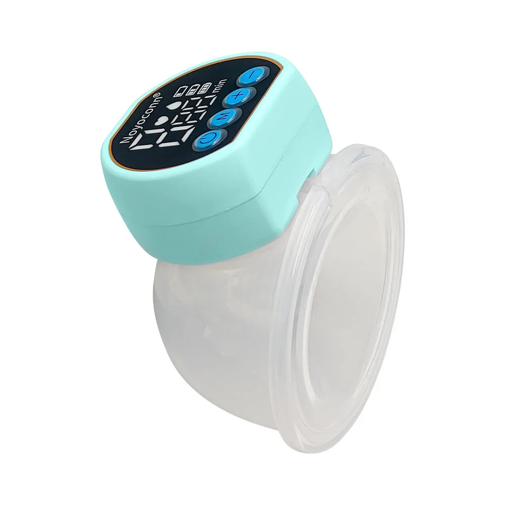 MAMIJOY  Portable Double-sided Wearable Smart Breast Pump Silent Powerful Suction Electric Breast Pump For Baby BPA Free