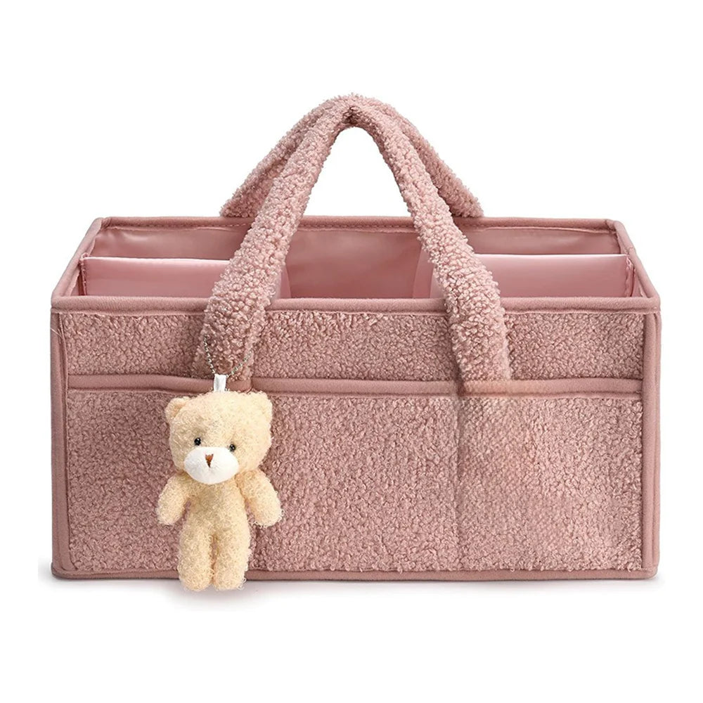 PANGDUBE Diaper Bag for Baby Newborn Items Things for Babies Diaper Stackers & Caddies Baby Diaper Organizer Nappy Caddy