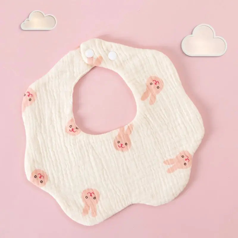 Cotton Gauze Baby Bib Babies Accessories Newborn Baby Apron Feeding Bib 6 Layer Muslin Burp Cloths Kids Saliva Towel New Born