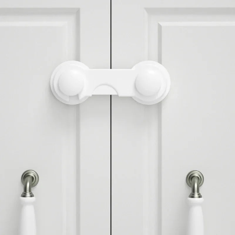5PCS Multi-Use Baby Safety Locks – Cabinet, Drawer & Room Lock Set | Anti-Pinch Folio Design | Essential Home Protection