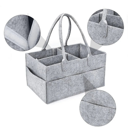 Children's Felt Diaper Storage Bag Baby Miscellaneous Toys Diapers Large Capacity Felt Diaper Bag