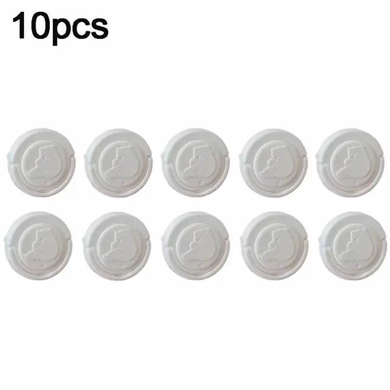 10pcs Baby Safety Socket Covers Child Electric Shock Protection Anti-electric Shock Outlet Protectors for Home Security