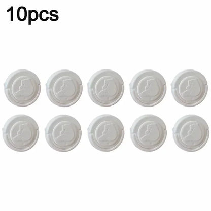 10pcs Baby Safety Socket Covers Child Electric Shock Protection Anti-electric Shock Outlet Protectors for Home Security