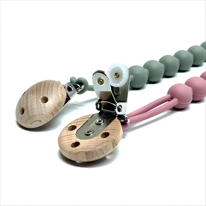 1/9PCS Baby One Pacifier Chain Baby Pacifier Lanyard Food Grade Silicone Teething Teether Anti Lost Pacifier Anti Drop Chain