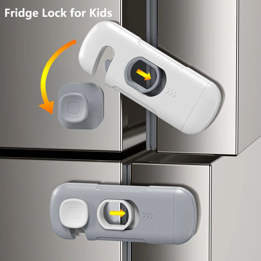 Child Safety Cabinet Lock Security Protection Home Refrigerator Safety Buckle Baby Anti-Pinch Hand Drawer Door Locks