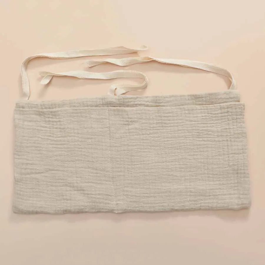 2 Pocket Baby Bed Storage Bags Bedside Hanging Urine Bag Baby Toy Bag Baby Cart Diaper Hanging Bag Baby Bed Storage Bag