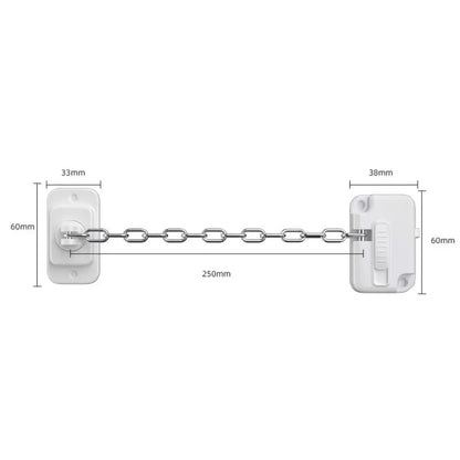 Adjustable Window Kid Security Lock Self Adhesive No Drilling Window Restrictor