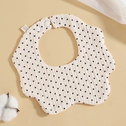 Cotton Gauze Baby Bib Babies Accessories Newborn Baby Apron Feeding Bib 6 Layer Muslin Burp Cloths Kids Saliva Towel New Born