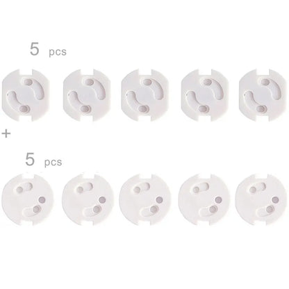Baby Safety Socket Covers 10pcs Electrical Plastic Outlet Protectors Child Safe Socket Security Protection