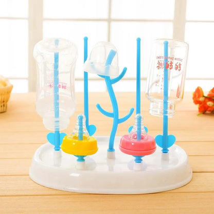 New Creative Tree-shaped Baby Bottle Drying Rack Multifunctional Baby Bottle Drain Rack Detachable Baby Bottle Rack